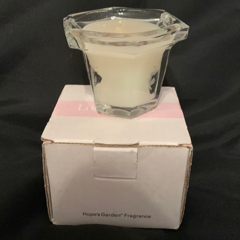 Longaberger Horizon Of Hope Candle For Their Cancer Campaign NIB